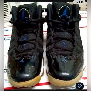 Rare Retro 90's Nike Air Jordan '91 '92 '93 TWO3 Black Size Mens 9